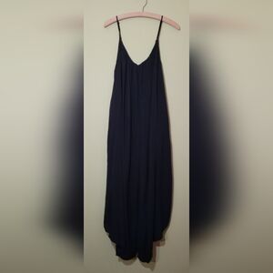 Urban Outfitters Silence + Noise Black Wide Leg Jumpsuit Medium